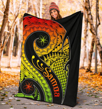 Samoa Premium Blanket - Samoa Polynesian Decorative Patterns - Polynesian Pride
