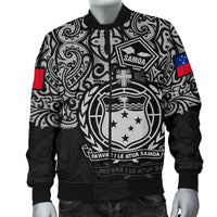 Samoa Polynesian Pride Bomber Jacket (Men) - Pride of Samoa - Polynesian Pride