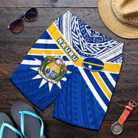 Nauru Rugby Men Shorts Symbol Star Polynesian - Polynesian Pride