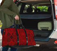 Polynesian Symmetry Red Hawaii Travel Bag - Polynesian Pride