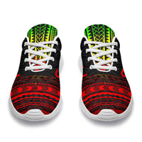 Northern Mariana Islands Sporty Sneakers - Polynesian Chief Reggae Version - Polynesian Pride