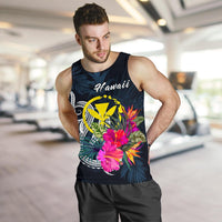 Hawaii Polynesian Men's Tank Top - Tropical Flower - Polynesian Pride