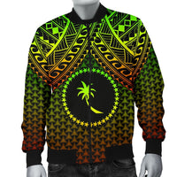 Polynesian Chuuk Men's Bomber Jacket - Reggae Vintage Polynesian Patterns - Polynesian Pride