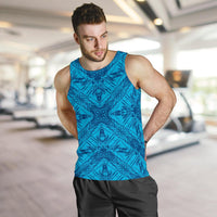 Polynesian Men's Tank Top Blue - Polynesian Pride