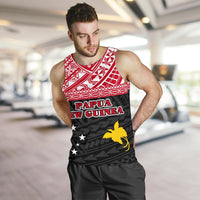 Papua New Guinea Men's Tank Top - Polynesian Design - Polynesian Pride