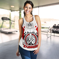 Tonga Polynesian Women Racerback Tank - Tonga Power - Polynesian Pride