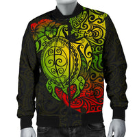 Polynesian Hawaii Bomber Jacket (Men) - Polynesian Turtle - Polynesian Pride