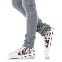 Tonga Polynesian Low Top Shoes - Tonga Power - Polynesian Pride