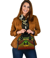 Polynesian Guam Personalised Shoulder Handbag - Reggae Vintage Polynesian Patterns - Polynesian Pride