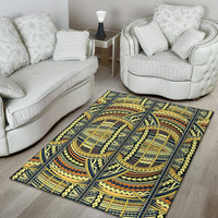 Polynesian Yellow Area Rug - Polynesian Pride