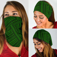 Polynesian Maori Tribal Tattoo Bandana - Green - Polynesian Pride