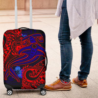 Samoa Luggage Covers - Blue Shark Polynesian Tattoo - Polynesian Pride