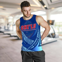 Guam Men's Tank Top - Che'lu Polynesian Patterns Sport Style - Polynesian Pride