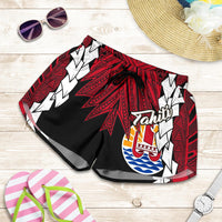 Tahiti Polynesian Women's Shorts - Tribal Wave Tattoo Flag Style - Polynesian Pride