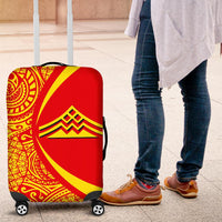 Hawaiian Mauna Kea Polynesian Luggage Covers - Circle Style - AH - Polynesian Pride