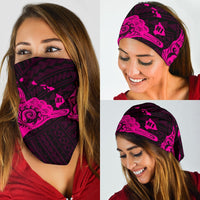 Polynesian Shaka Map Hawaii Bandana 3 - Pack - Pink - Polynesian Pride