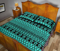 Hawaii Quilt Bed Set Polynesia Tattoo Tribal AH - Polynesian Pride