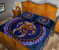 Hawaii Turtle Polynesian Tropical Quilt Bed Set - Jan Style - AH - Polynesian Pride