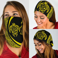 Hawaiian Bandana Turtle Map Polynesian Bandana 3-Pack - Circle Style Yellow - Polynesian Pride