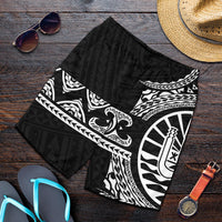 Tahiti Polynesian All Over Print Men's Short - Black Version - Polynesian Pride