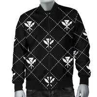 Kanaka Maoli Men's Bomber Jacket Regal AH - Polynesian Pride