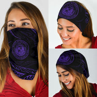 Hawaii Coat Of Arm Polynesian Bandana 3 - Pack - Purple - Polynesian Pride