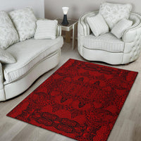 Polynesian Red Area Rug - Polynesian Pride