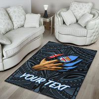 Fiji Personalised Area Rug - Fiji In Me (Blue) - Polynesian Pride