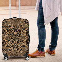 Polynesian Kakau Turtle Gold Luggage Covers - Polynesian Pride