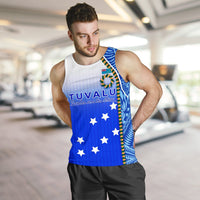 Tuvalu Men's Tank Top - Ocean Waves - Polynesian Pride