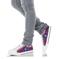 American Samoa Low Top Shoe - Symmetrical Lines - Polynesian Pride