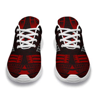 Hawaii Sport Sneakers - Polynesian Tattoo Red - Polynesian Pride