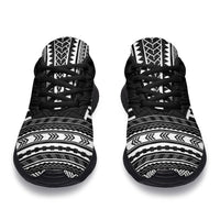 Tuvalu Sporty Sneakers - Polynesian Chief Black Version - Polynesian Pride