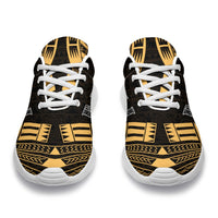 Fiji Sport Sneakers - Polynesian Tattoo Gold - Polynesian Pride