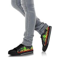 Wallis and Futuna Low Top Canvas Shoes - Reggae Tentacle Turtle - Polynesian Pride