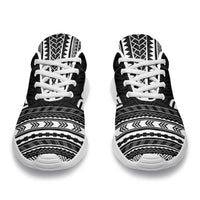 Pohnpei Sporty Sneakers - Polynesian Chief Black Version - Polynesian Pride
