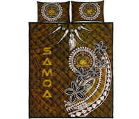 Samoa Quilt Bed Sets - Polynesian Boar Tusk - Polynesian Pride