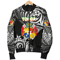 Mate Ma'a Tonga Rugby Men's Bomber Jacket Polynesian Unique Vibes - Black - Polynesian Pride