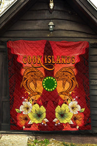 Cook Islands Premium Quilt - Tribal Tuna Fish - Polynesian Pride