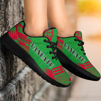 Vanuatu Sport Sneakers - Polynesian Tattoo Flag - Polynesian Pride
