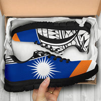 Marshall Islands Sneakers - Ginger Lei Pattern - Polynesian Pride
