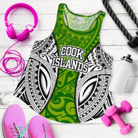 Cook Islands Special Women'S Racerback Tank Top Green - Polynesian Pride