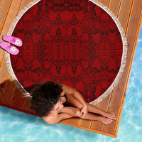 Polynesian Beach Blanket Red - Polynesian Pride