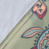 Hawaii Turtle Vintage Premium Blanket - Polynesian Pride