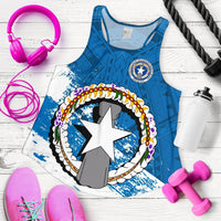 Northern Mariana Islands Special Women's Racerback Tank A7 - Polynesian Pride