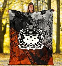 Samoa Polynesian Premium Blanket - Vintage Polynesian Style - Polynesian Pride