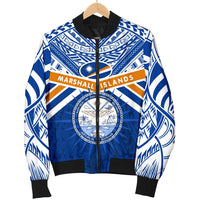 Marshall Islands Rugby Men Bomber Jacket Forever - Polynesian Pride