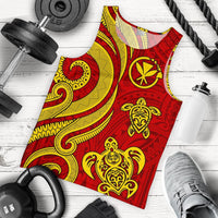 Polynesian Hawaii (Kanaka Maoli) Men Tank Top - Red Tentacle Turtle - Polynesian Pride