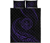 Palau Quilt Bed Set - Purple - Frida Style Purple - Polynesian Pride