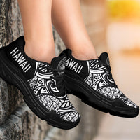 Hawaii White Chunky Sneakers White - Circle Style - Polynesian Pride